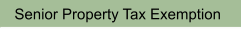 Senior Property Tax Exemption